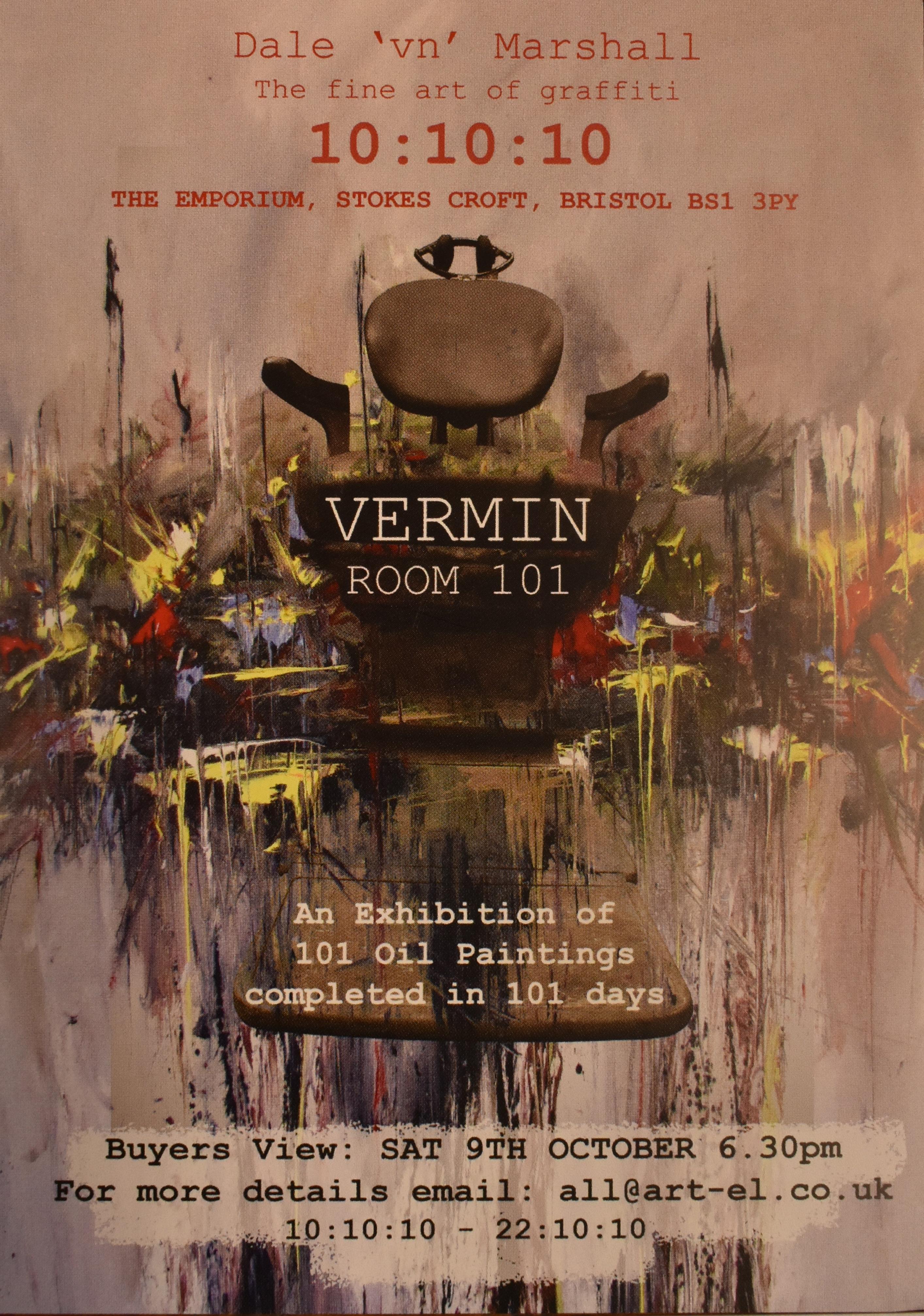 DALE COLOLINS AKA VERMIN- THE FINE ART OF GRAFFITI - Image 2 of 6