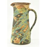 ALLER POTTERY - 20TH CENTURY STONEWARE HANDLED JUG