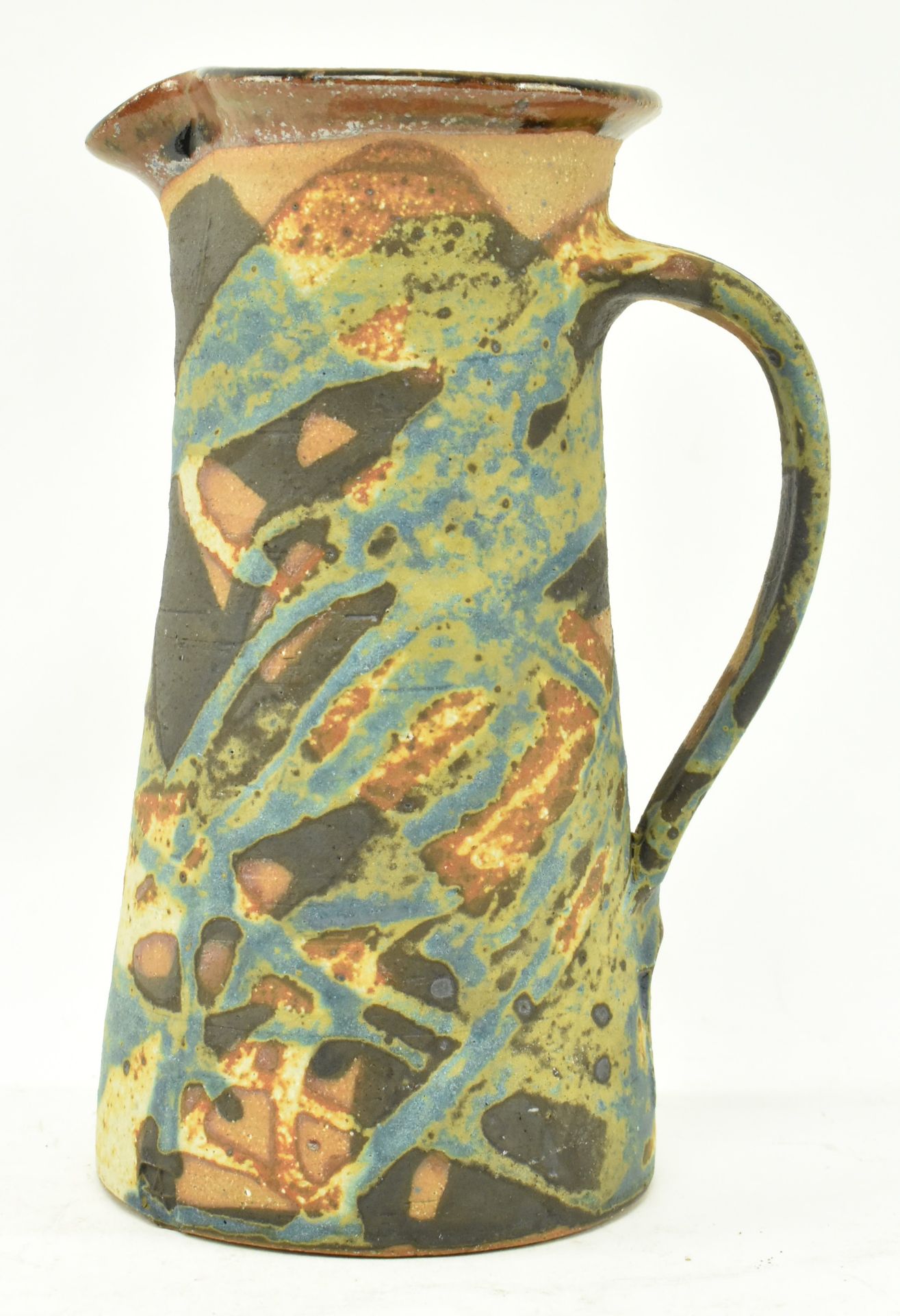 ALLER POTTERY - 20TH CENTURY STONEWARE HANDLED JUG