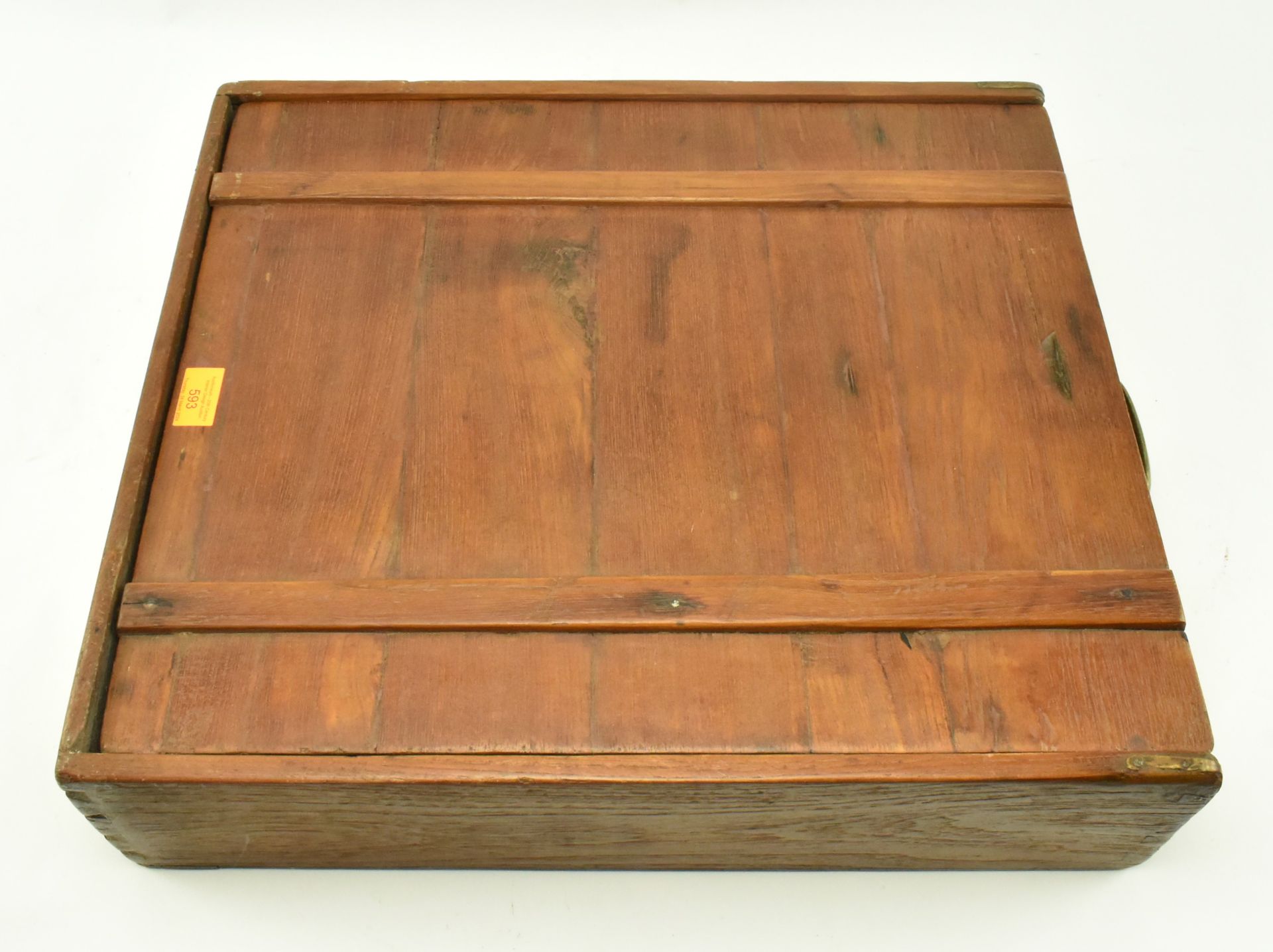 RETRO 20TH CENTURY TEAK DRINKING GLASSES CARRIER CASE - Image 6 of 8