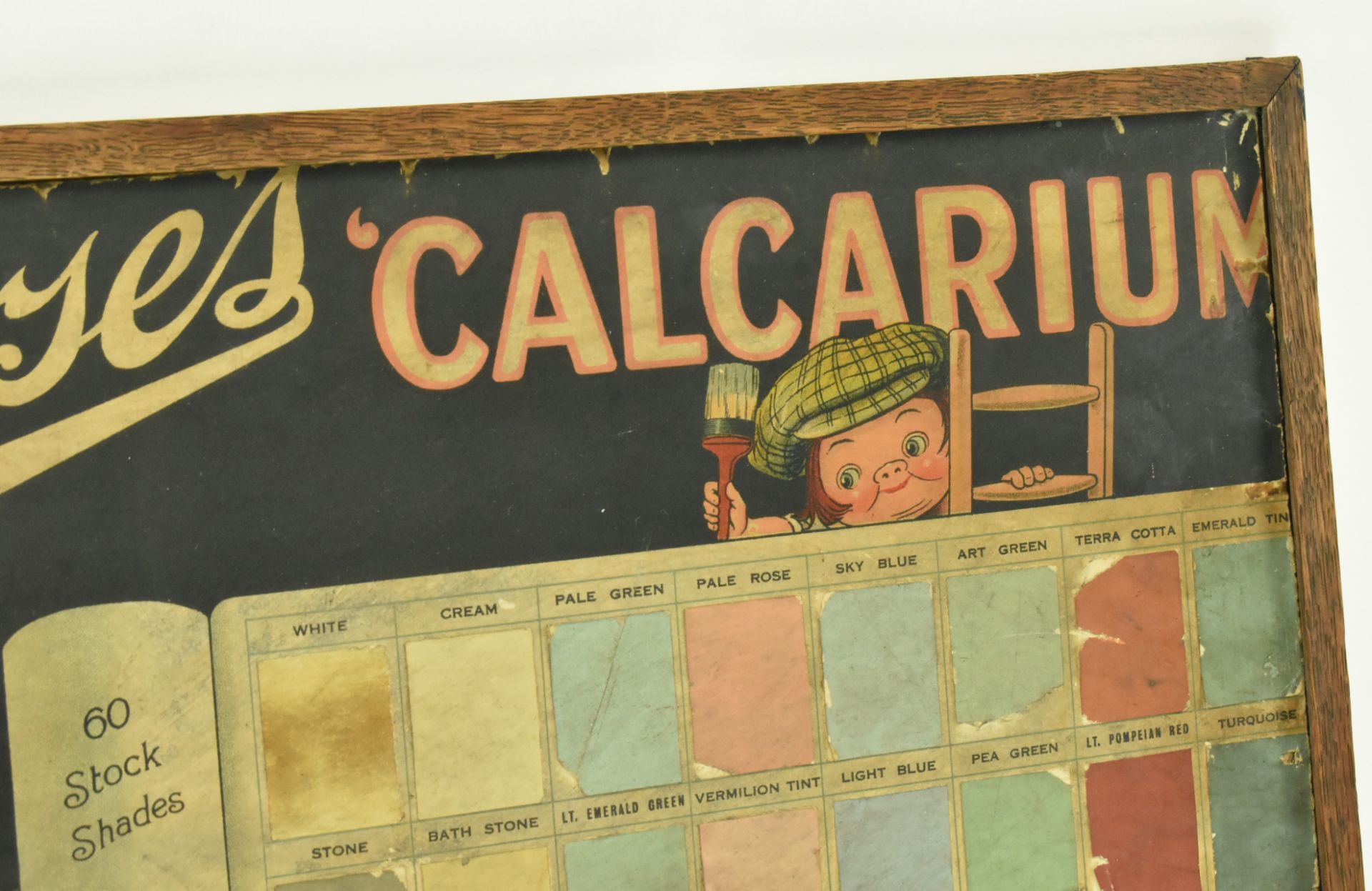 MORSES CALCARIUM - EARLY 20TH CENTURY SHOWCARD SHOP SIGN - Bild 4 aus 6