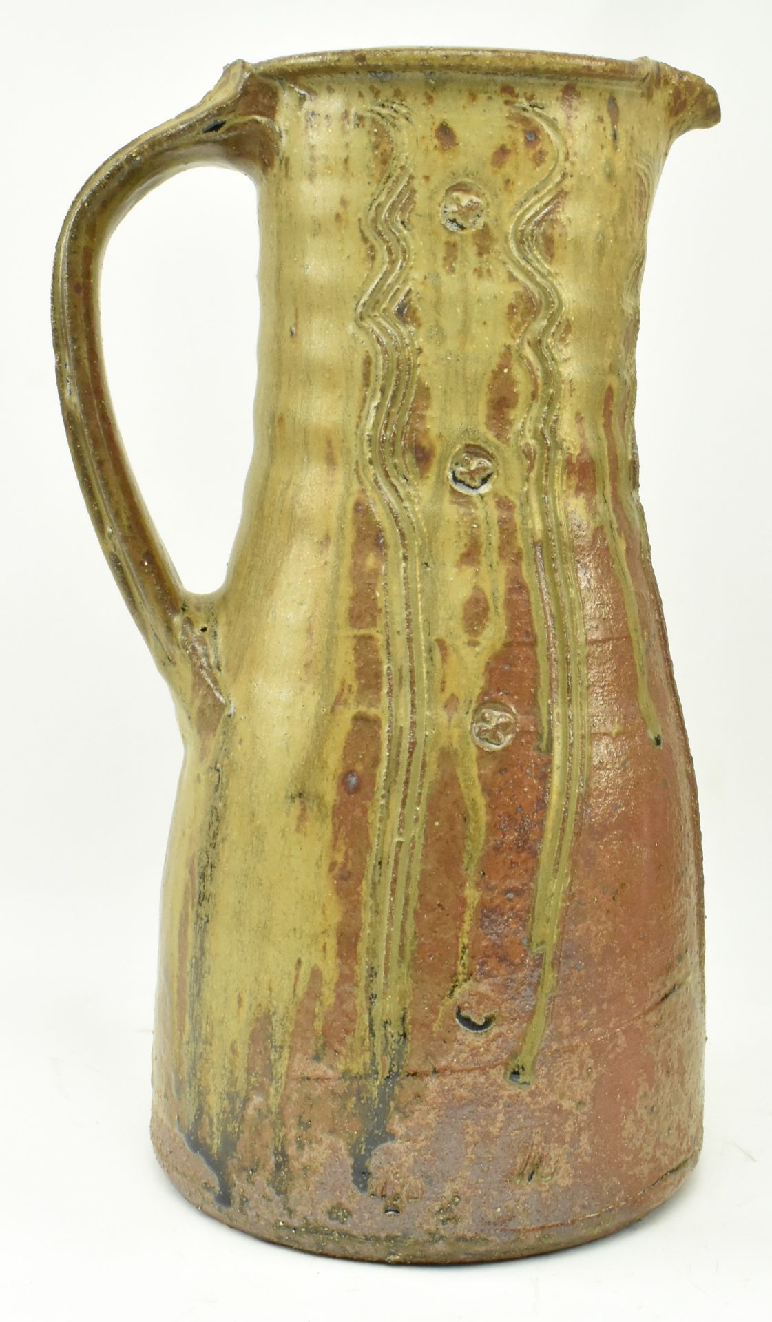 JIM MALONE (B. 1946) - STONEWARE POTTERY HANDLED JUG - Image 2 of 6