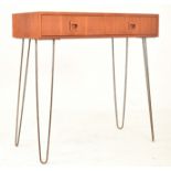 PETER SORENSEN - PS - DANISH TEAK TWO DRAWER SIDE TABLE