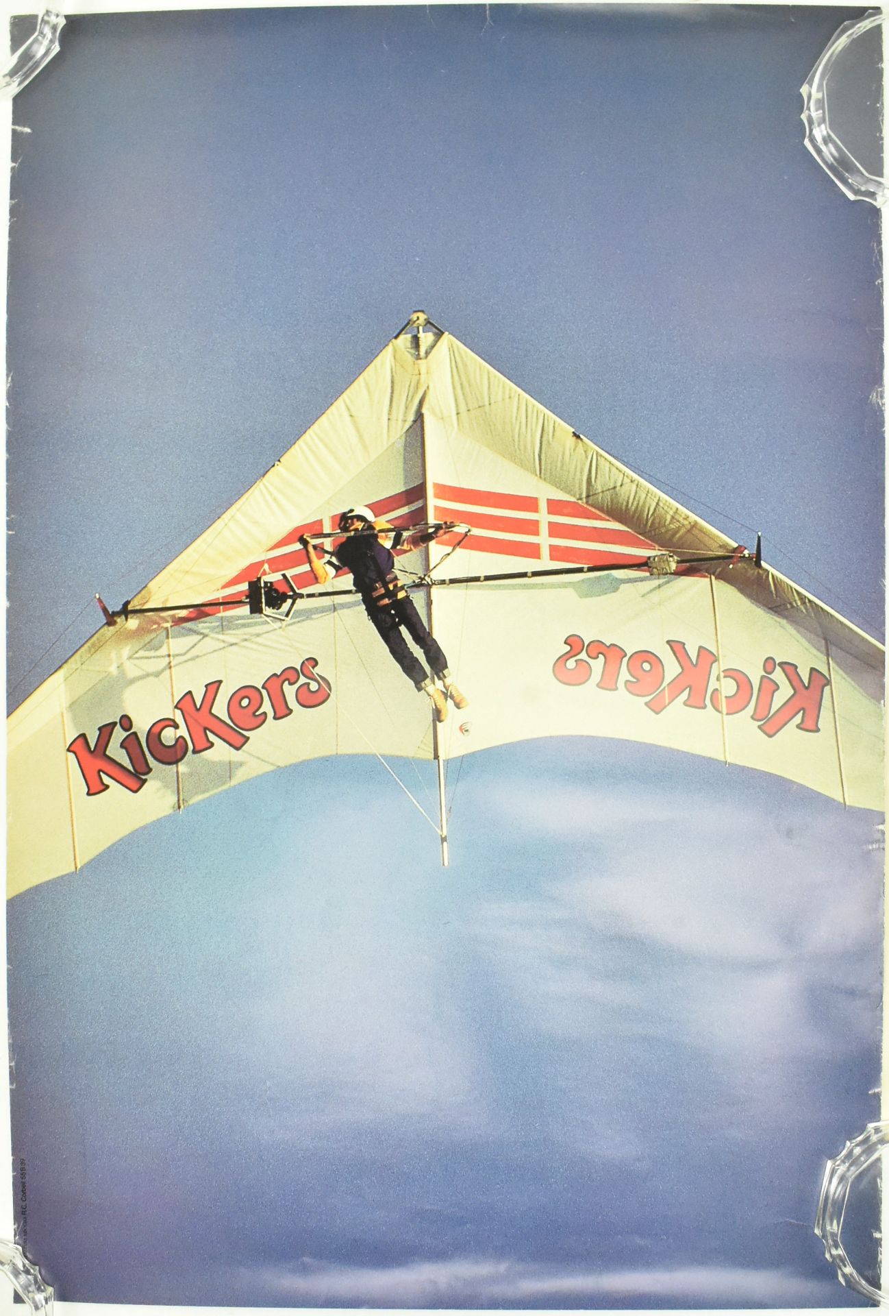 VINTAGE MID CENTURY KICKERS ADVERTISING POSTER T/W ANOTHER - Image 4 of 5