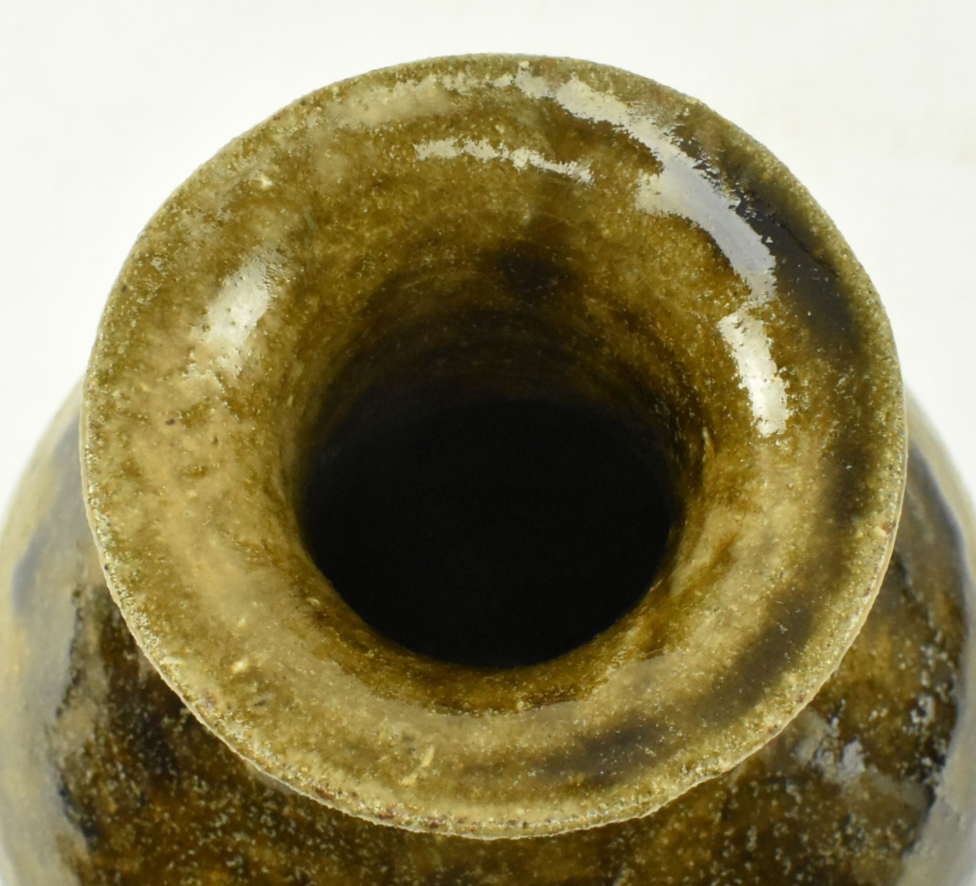 TREVOR CORSER FOR LEACH POTTERY - OCHRE STUDIO VASE - Image 3 of 7