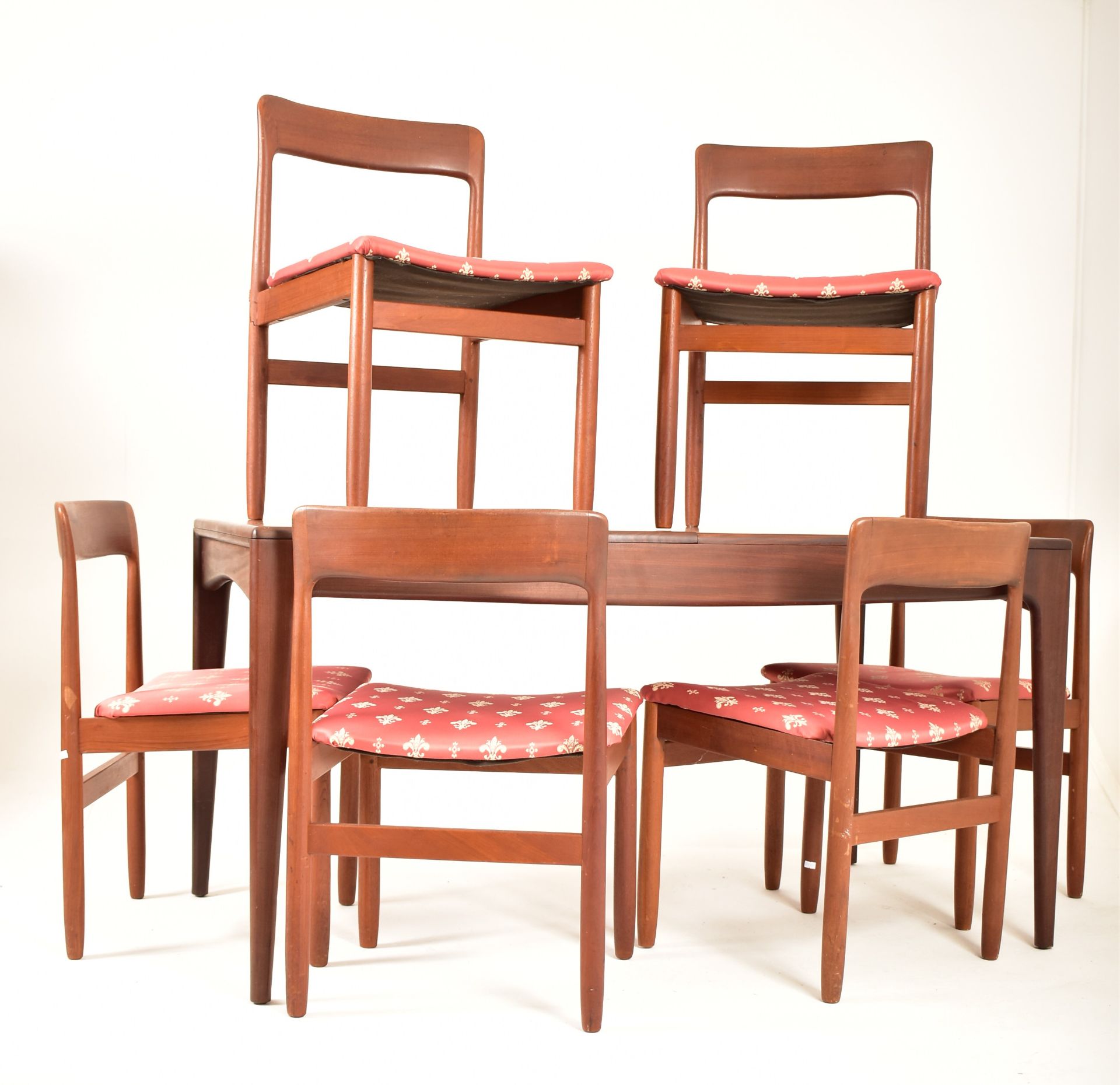 YOUNGERS - MID CENTURY 1960S TEAK DINING TABLE AND CHAIRS