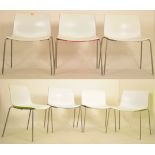 LIEVORE MOLINA X ARPER - CATIFA 46 - SEVEN STACKING CHAIRS