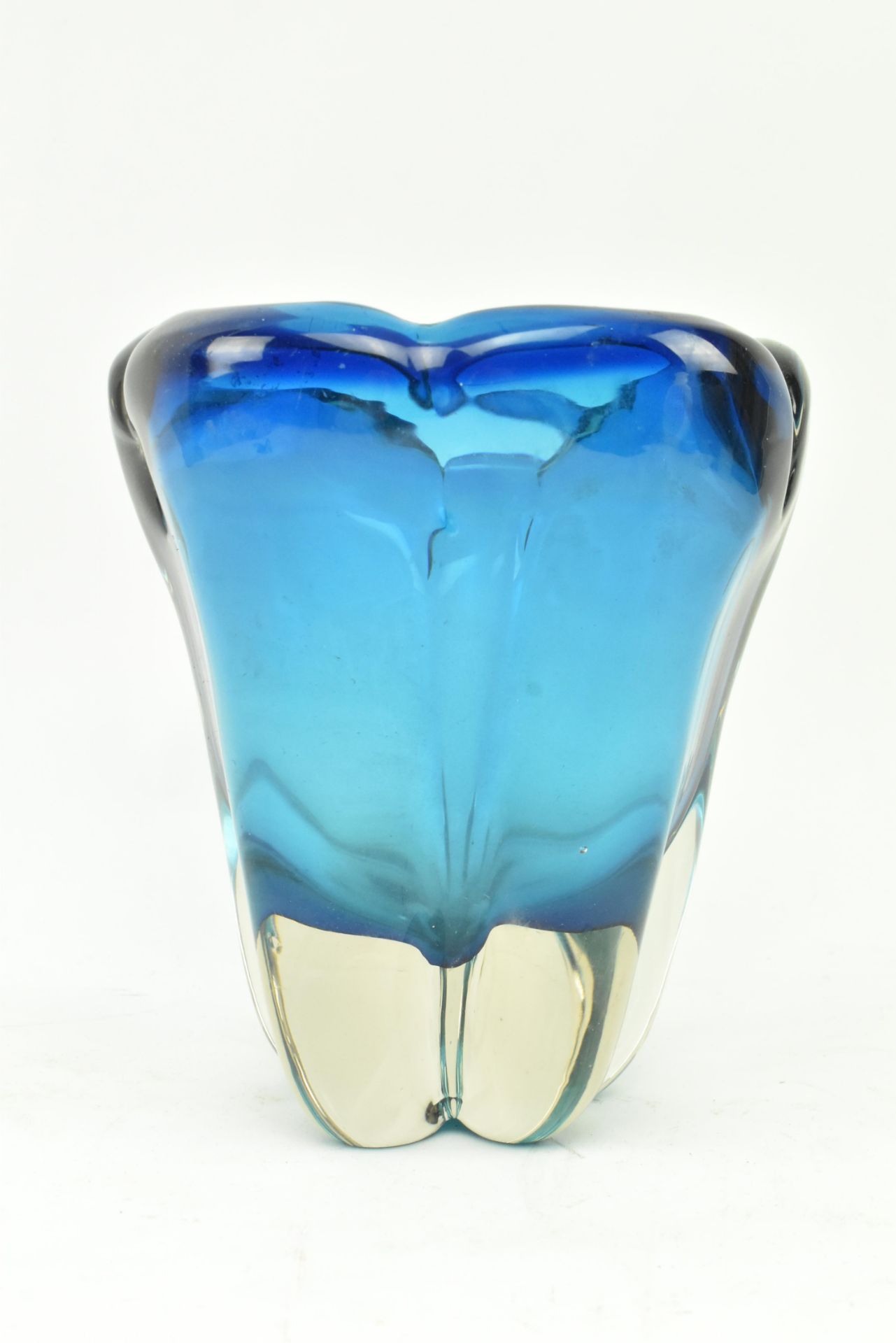 WILSON FOR WHITEFRIARS - MOLAR - KINGFISHER BLUE VASE - Image 2 of 6