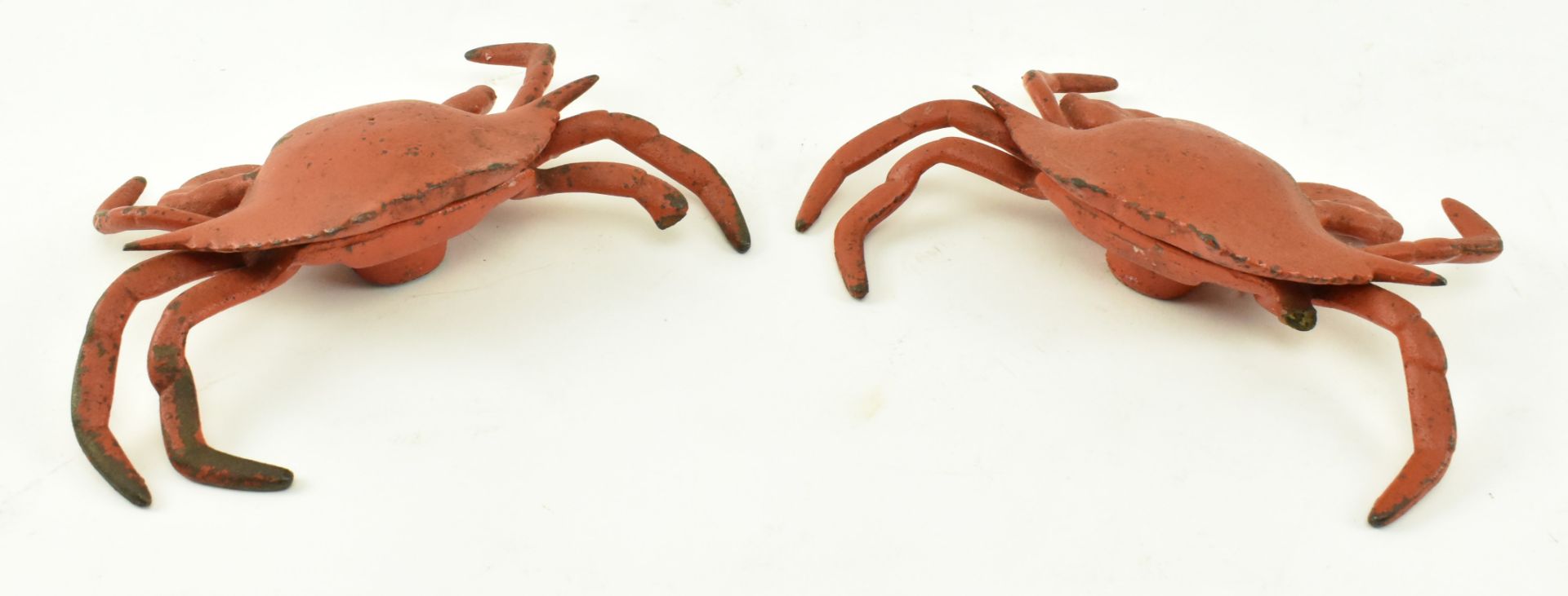 PAIR OF MID CENTURY NOVELTY CRAB INKWELLS - Image 2 of 7