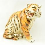 LARGE 1960S ITALIAN FLOOR STANDING CERAMIC TIGER