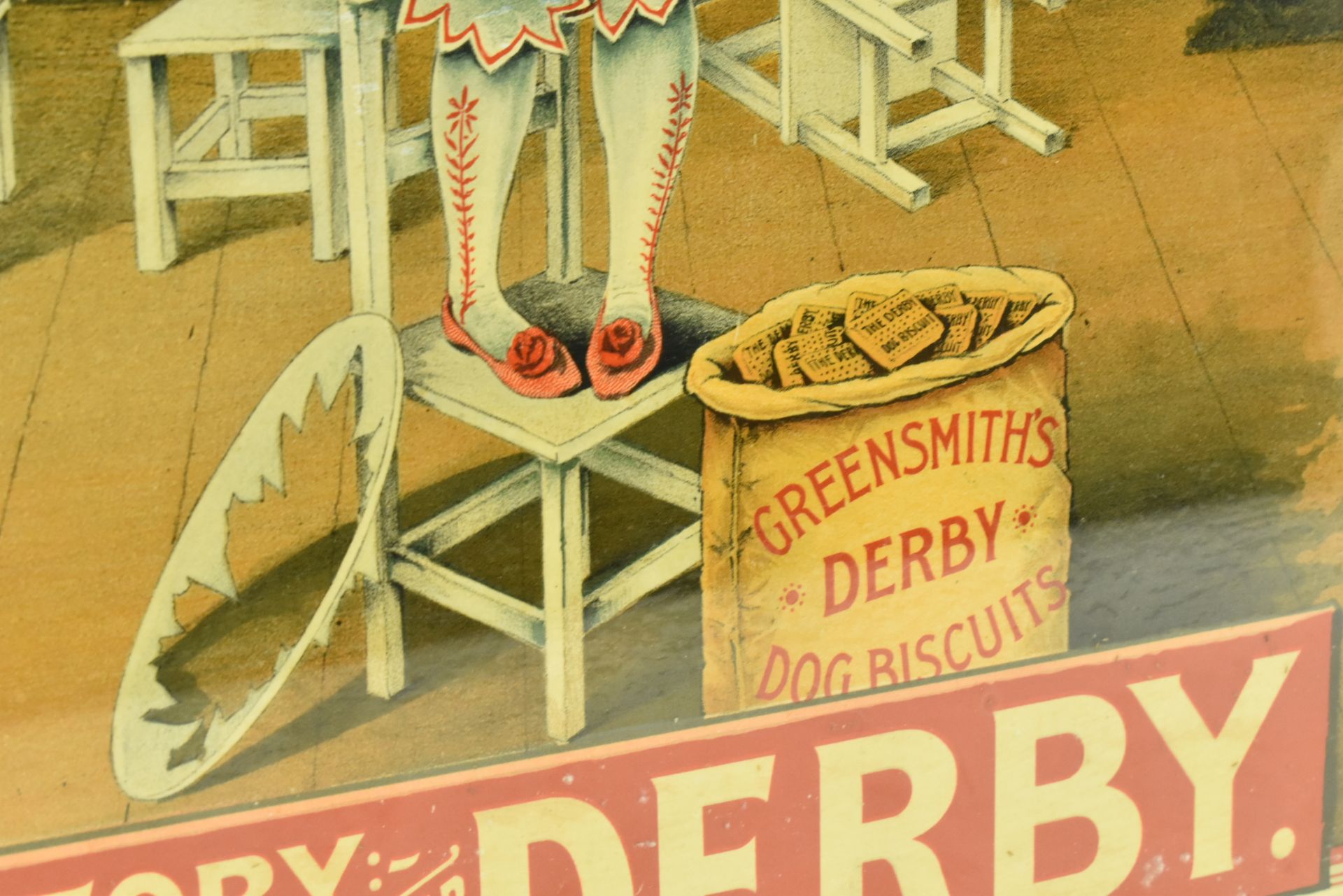 VINTAGE ADVERTISING - GREENSMITH'S DERBY DOG BISCUITS CARD - Image 5 of 7