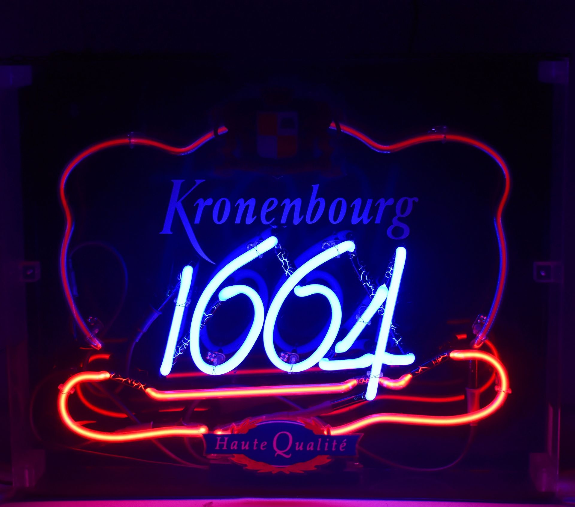 KRONENBOURG - VINTAGE NEON ADVERTISING PUB SIGN - Image 2 of 6