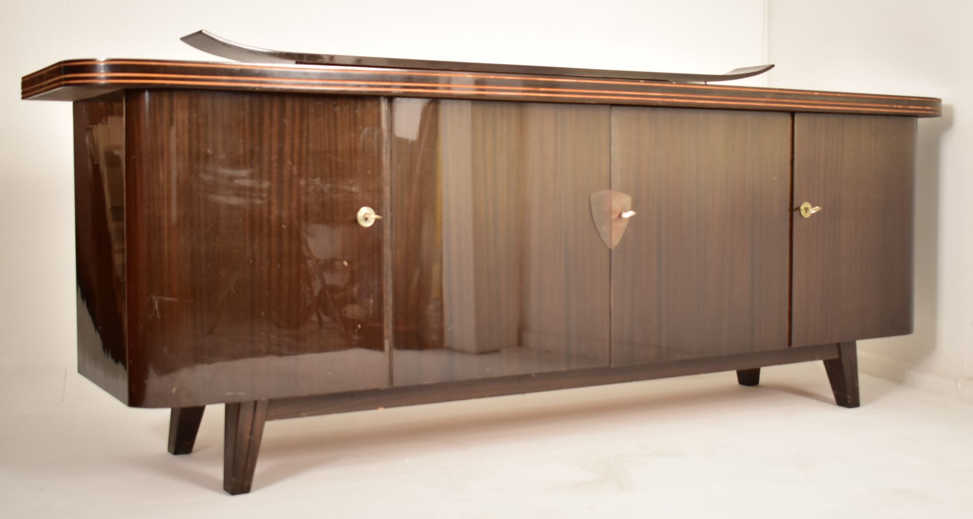 MID CENTURY GERMAN DESIGNER FORMICA SIDEBOARD - Image 2 of 7