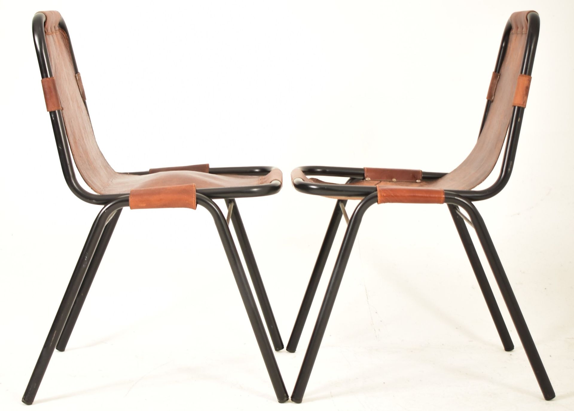 AFTER CHARLOTTE PERRIAND - LES ARC - PAIR OF CHAIRS - Bild 4 aus 5