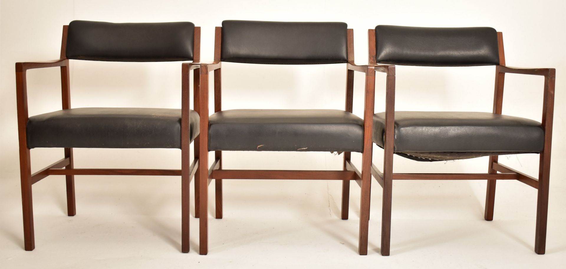 ALFRED COX - MATCHING SET OF SIX TEAK DINING CHAIRS - Image 3 of 7