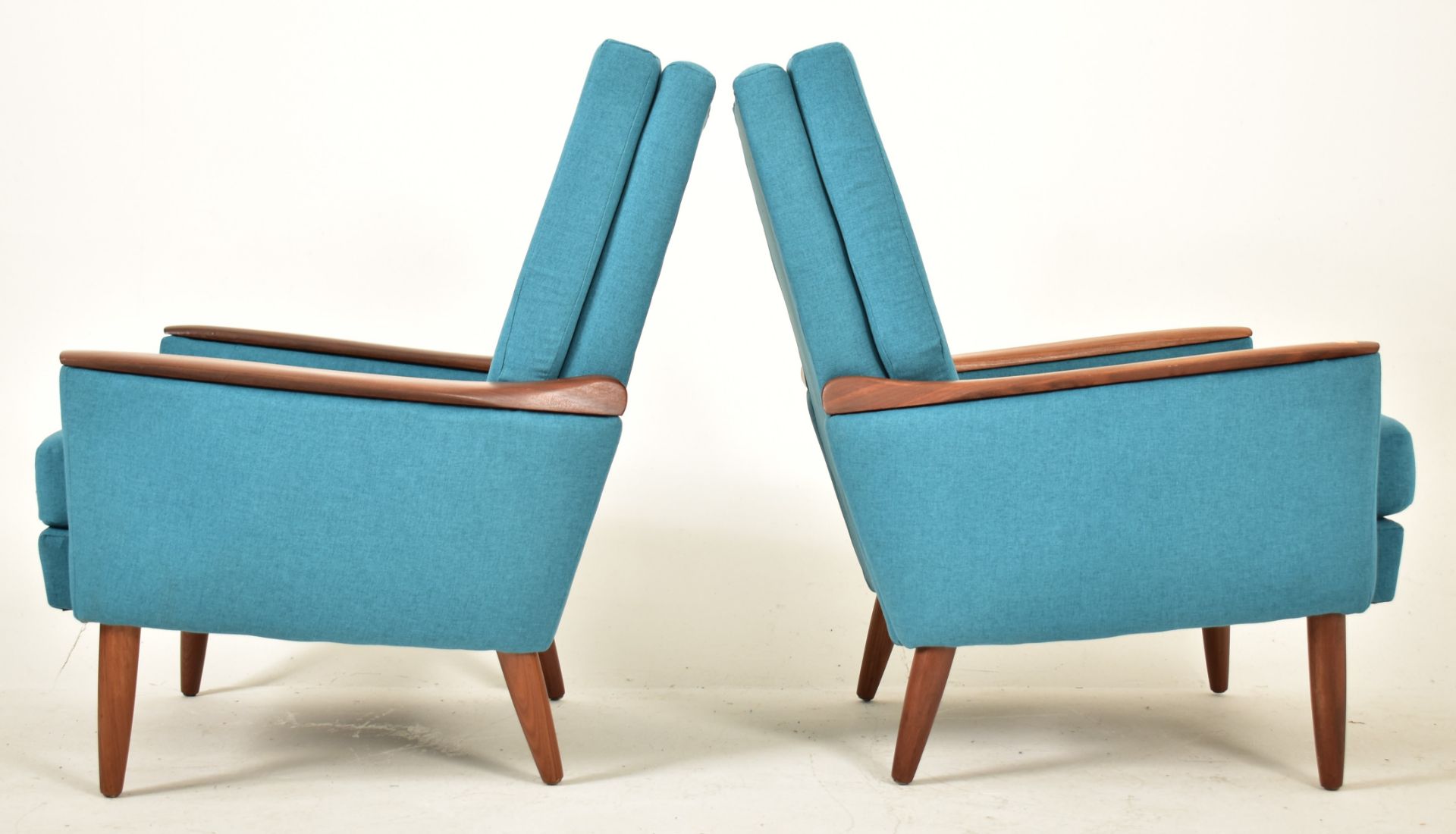 GREAVES & THOMAS - PAIR OF 20TH CENTURY TEAK ARMCHAIRS - Image 5 of 5