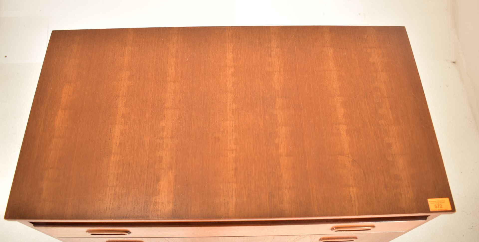 LEBUS FURNITURE - MID CENTURY TEAK UPRIGHT CHEST OF DRAWERS - Image 2 of 5