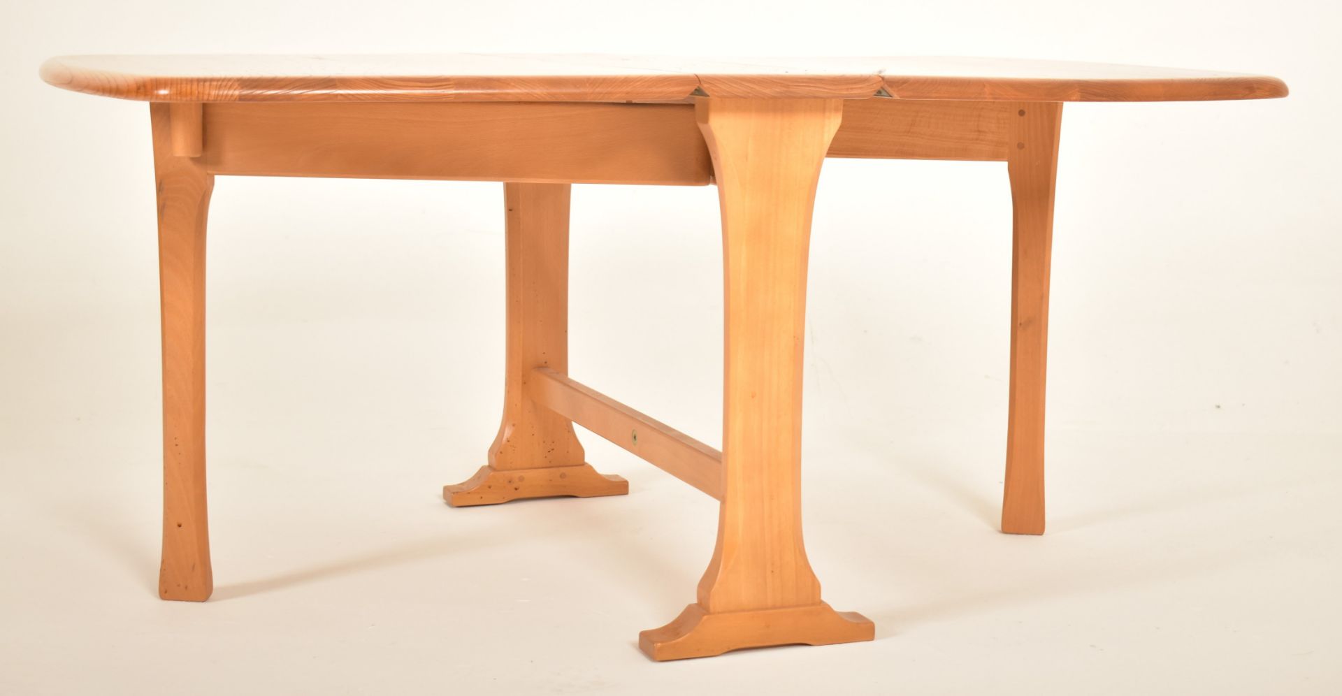 ERCOL - 20TH CENTURY BEECH AND ELM DROP-LEAF TABLE - Image 2 of 5