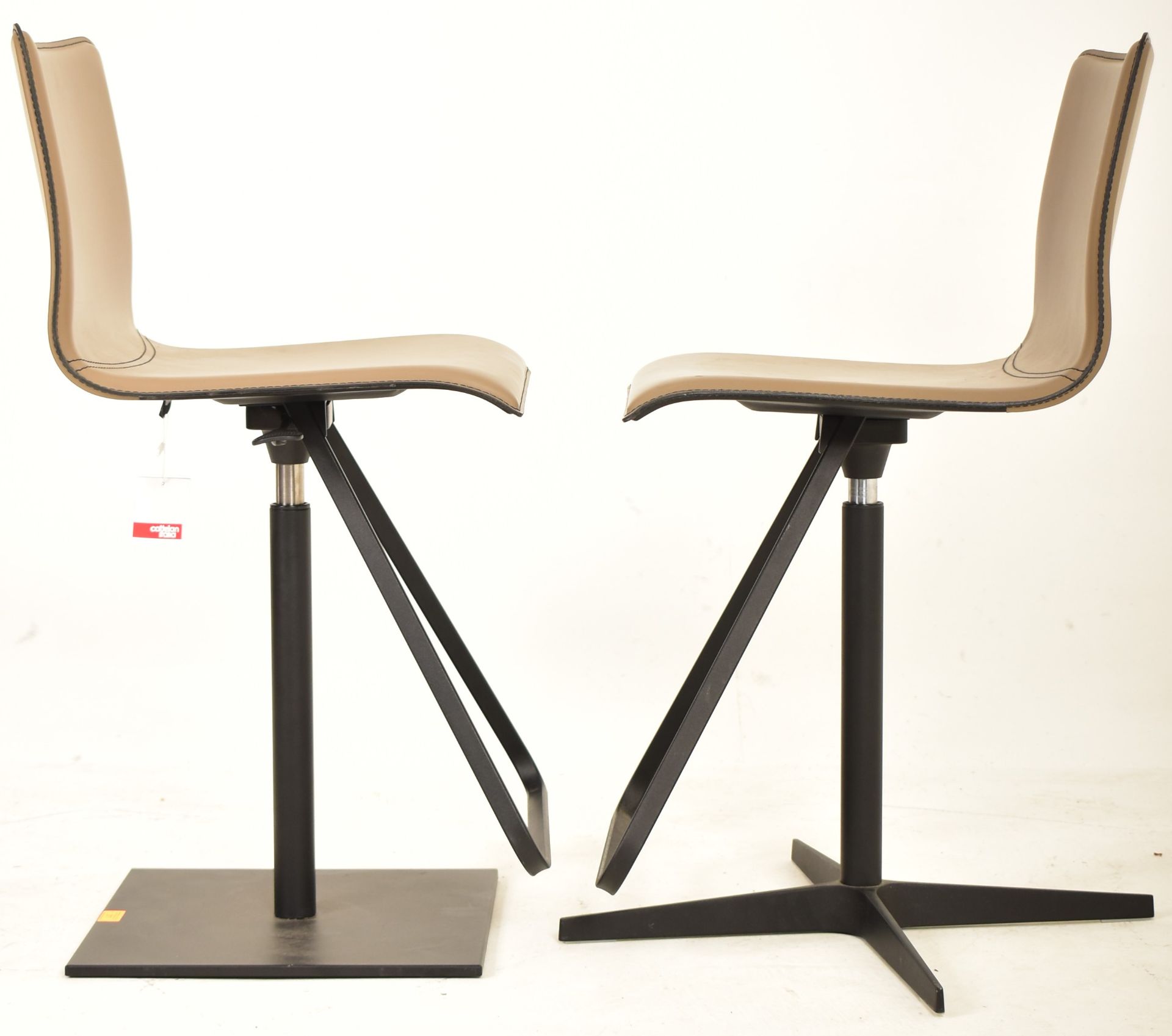 PAOLO CATTELAN FOR CATTELAN ITALIA - TWO DESIGNER BAR STOOLS - Image 4 of 5