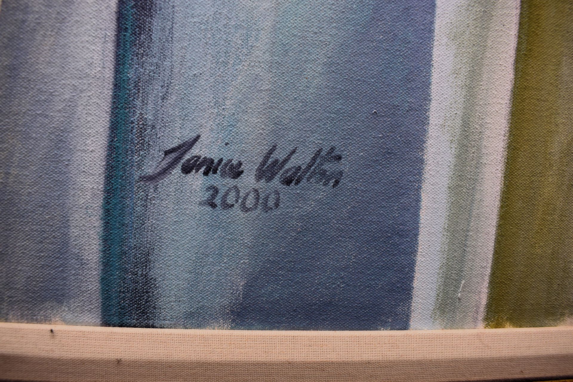 JANICE WALTON (BRITISH) - UNTITLED OIL ON CANVAS 2000 - Image 3 of 4