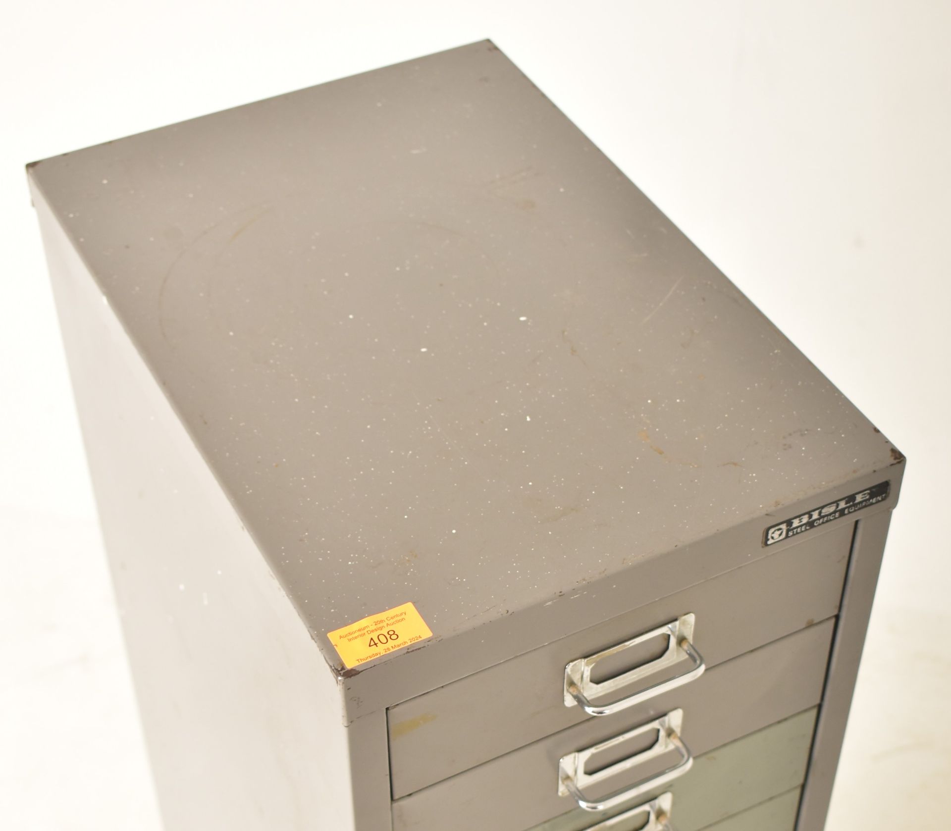 BISLEY - 20TH CENTURY STEEL INDUSTRIAL / OFFICE FILING CABINET - Bild 2 aus 5