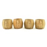 ROBERT MOUSEMAN - PAIR OF 20TH CENTURY NAPKIN RINGS