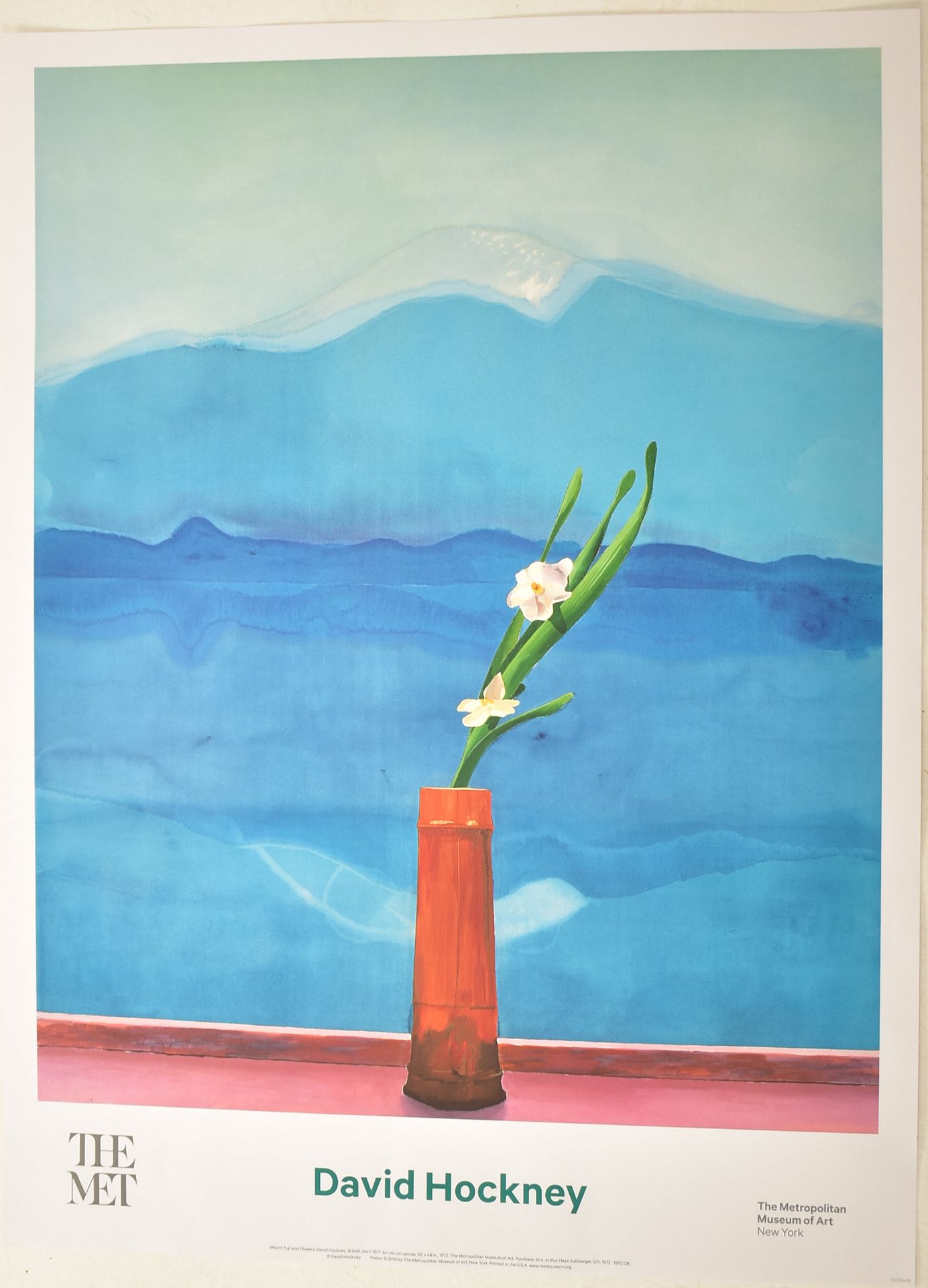 DAVID HOCKNEY (B. 1937) - OFFSET LITHOGRAPH 'THE MET ' POSTER