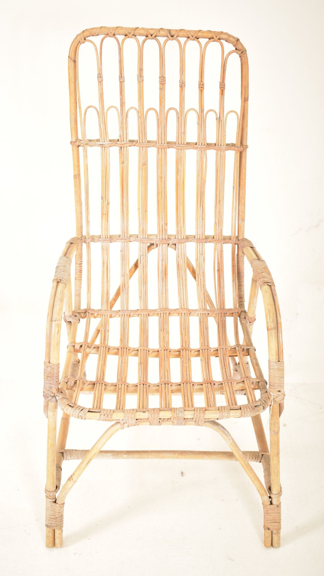 SELECTION OF 20TH CENTURY BAMBOO & WICKER HOME FURNISHINGS - Image 2 of 5