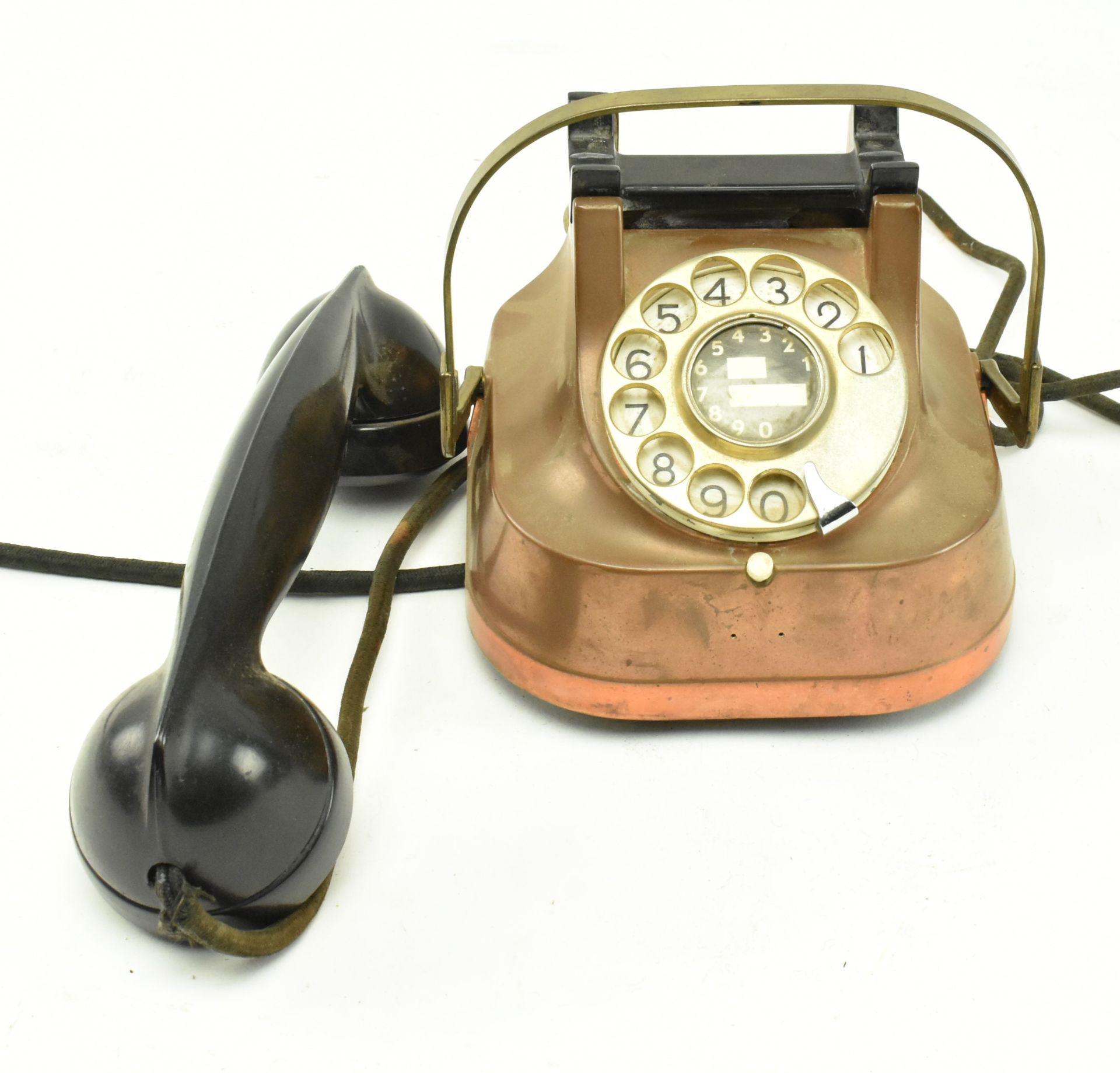 RTT PHONES - MID CENTURY COPPER & BAKELITE BELL KETTLE PHONE - Bild 3 aus 6