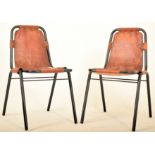AFTER CHARLOTTE PERRIAND - LES ARC - PAIR OF CHAIRS