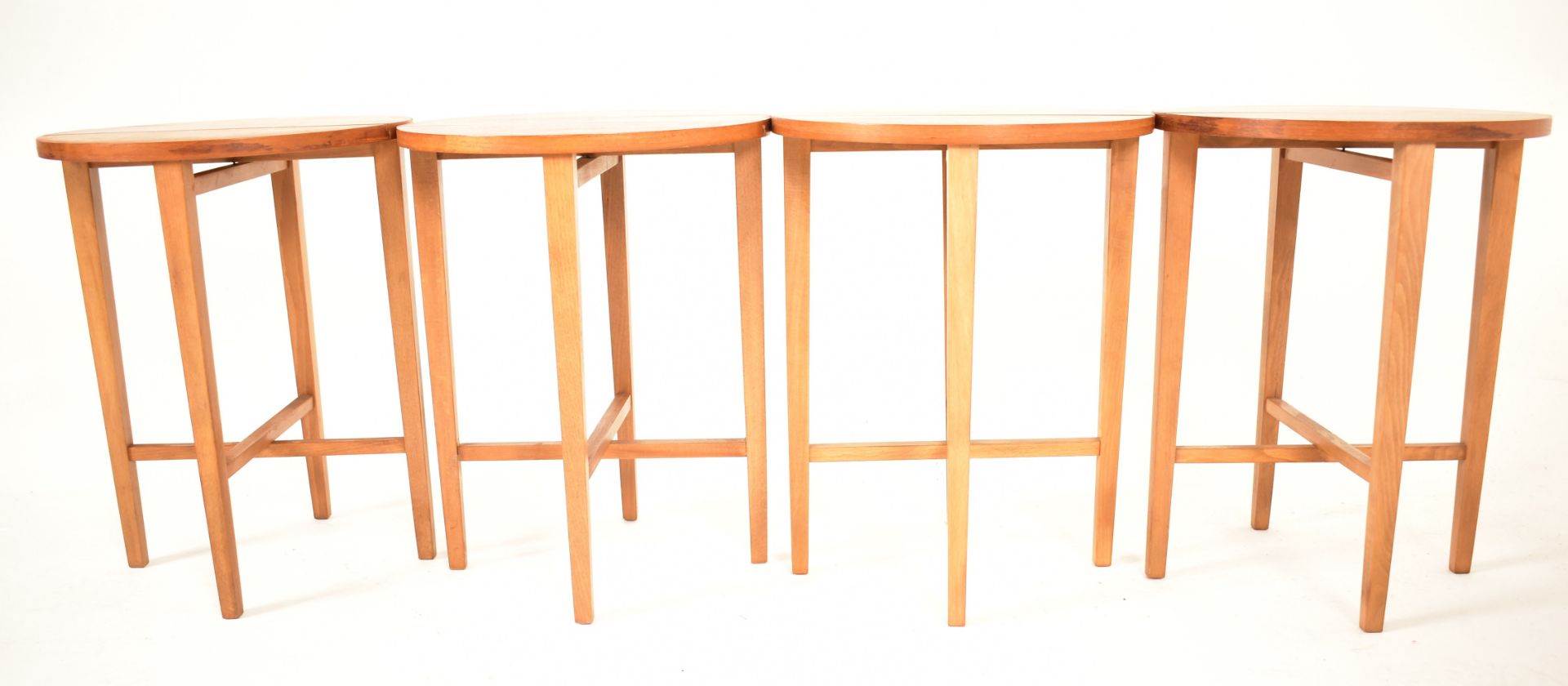 AFTER POUL HUNDEVAD - RETRO MID CENTURY NEST OF TABLES - Bild 6 aus 7