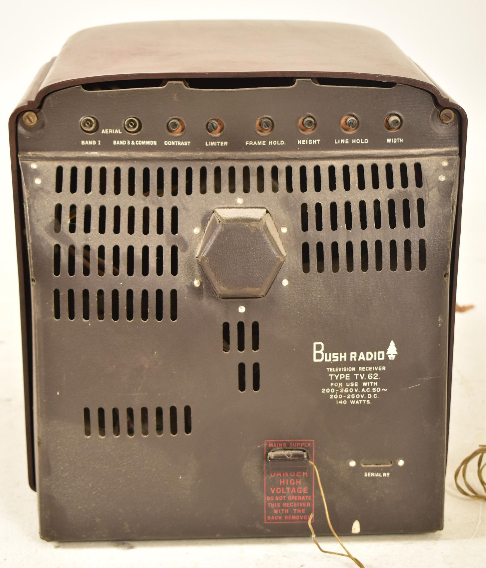 BUSH RADIO - MID CENTURY BAKELITE CASED TV - Image 4 of 4