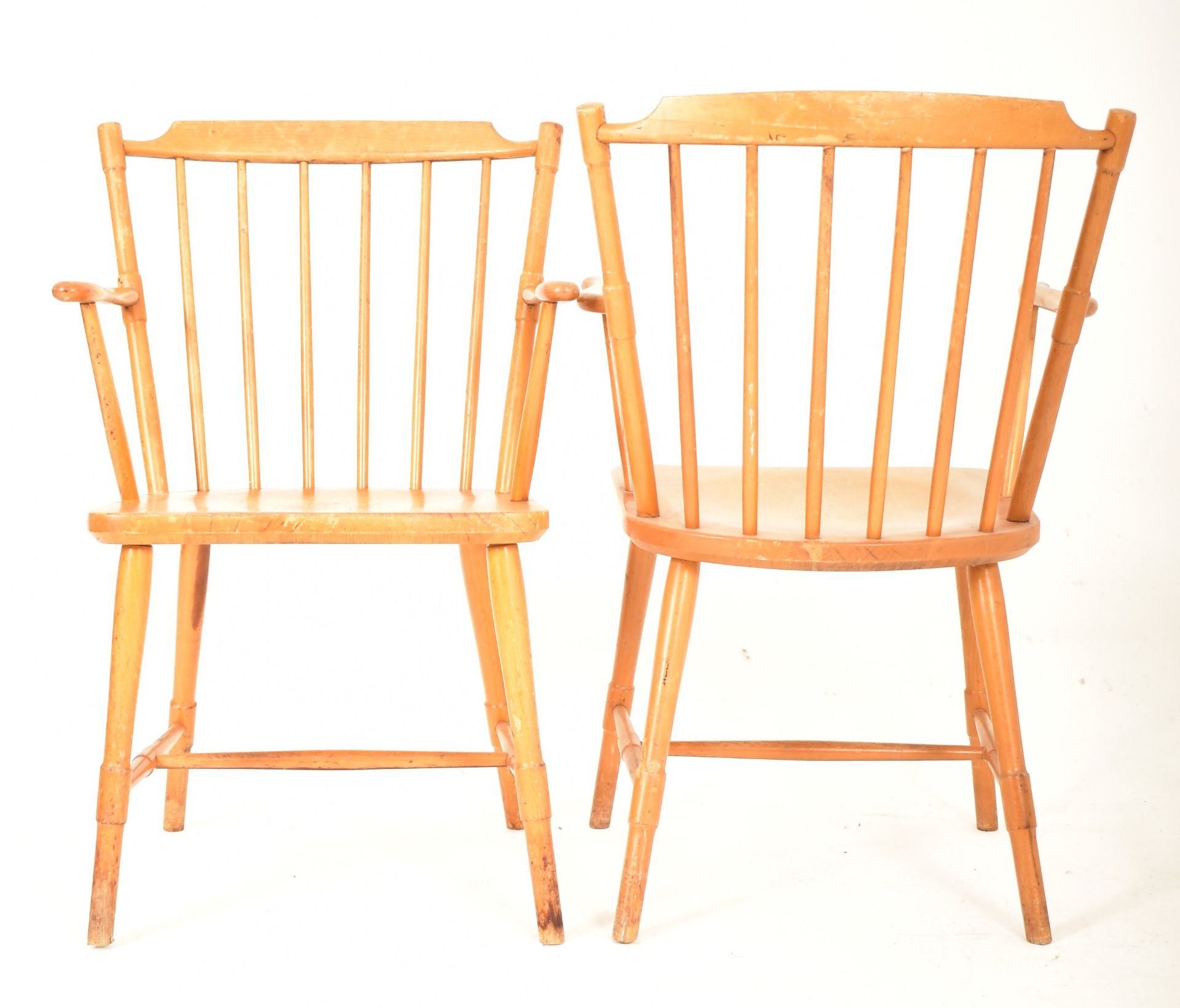 BORGE MOGENSEN - SET OF FOUR MID CENTURY BEECH FRAMED CHAIRS - Image 2 of 4