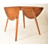 ERCOL - VINTAGE LIGHT BEECH & ELM DROP LEAF DINING TABLE