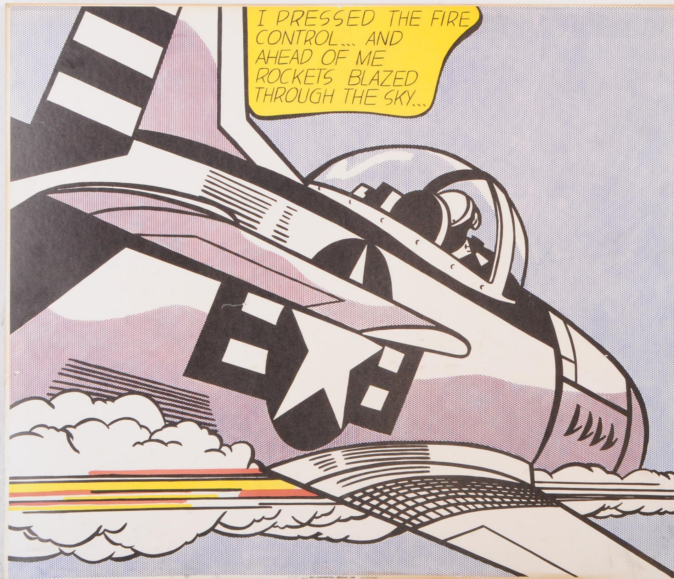 ROY LICHTENSTEIN WHAAM! PRINT - PUBLISHED BY TATE GALLERY - Image 3 of 8