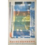 ROBERT RAUSCHENBERG - VINTAGE 1963 EXHIBITION POSTER