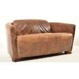 CONTEMPORARY BRISTISH DESIGN LEATHER SOFA