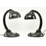 ERIC KIRKMAN COLE - PAIR OF VINTAGE ART DECO BAKELITE LAMPS