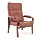 MID 20TH CENTURY SCANDINAVIAN DESIGNED BENTWOOD ARMCHAIR