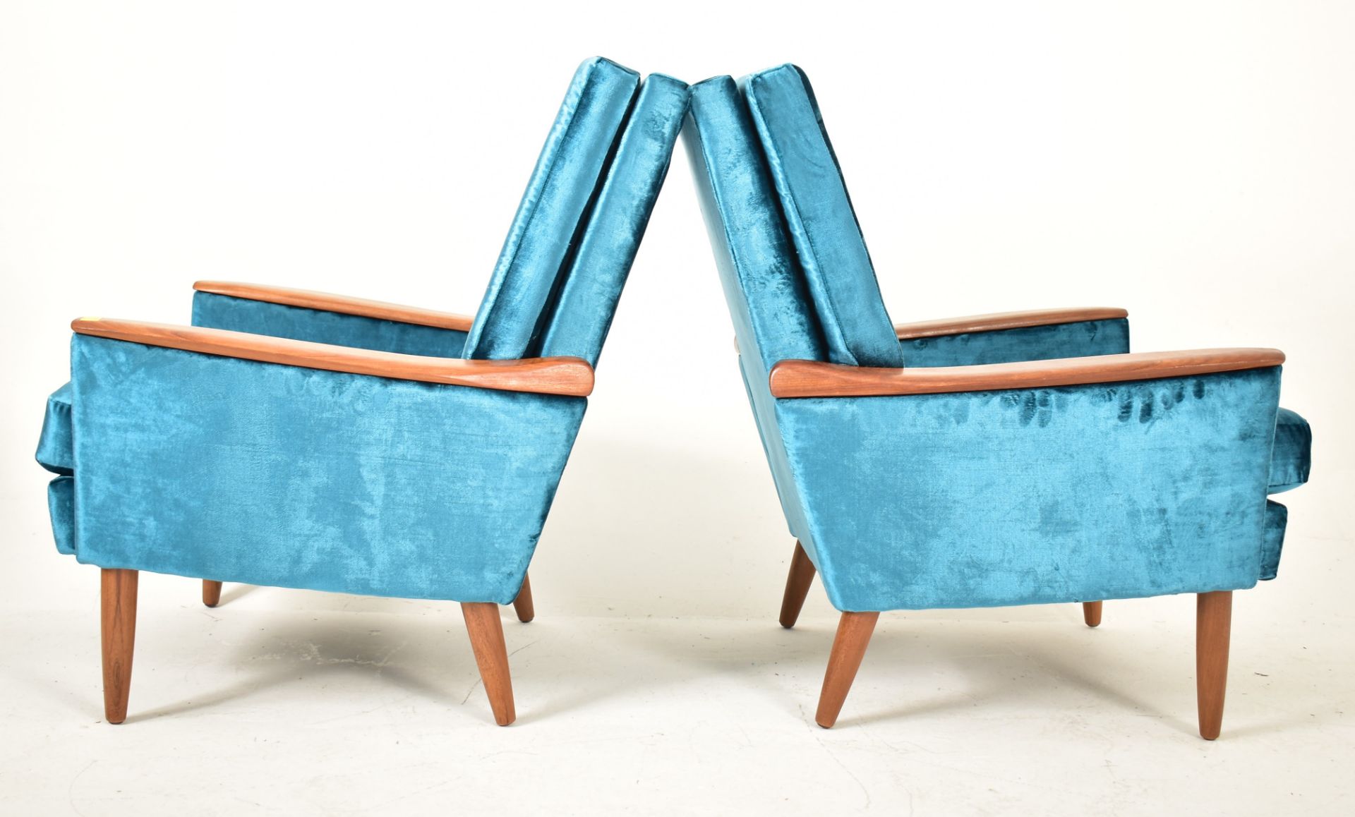 GREAVES & THOMAS - PAIR OF 20TH CENTURY TEAK ARMCHAIRS - Image 5 of 5