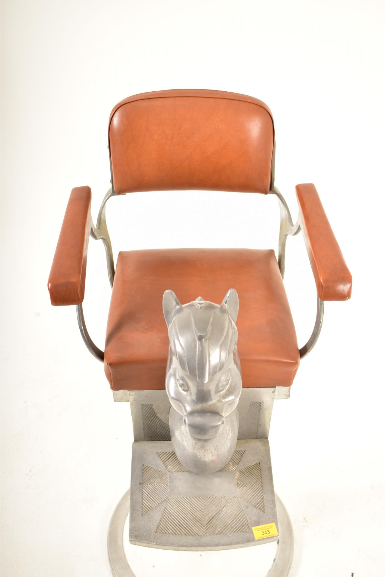 MID CENTURY 1950S CHILDREN'S BARBER SHOP CHAIR - Image 5 of 7