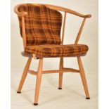 ERCOL - 333a - COW HORN - MID CENTURY BEECH & ELM CHAIR