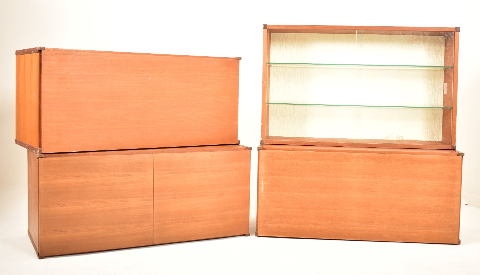 BEAVER & TAPLEY - RERO TEAK MODULAR WALL STORAGE SYSTEM