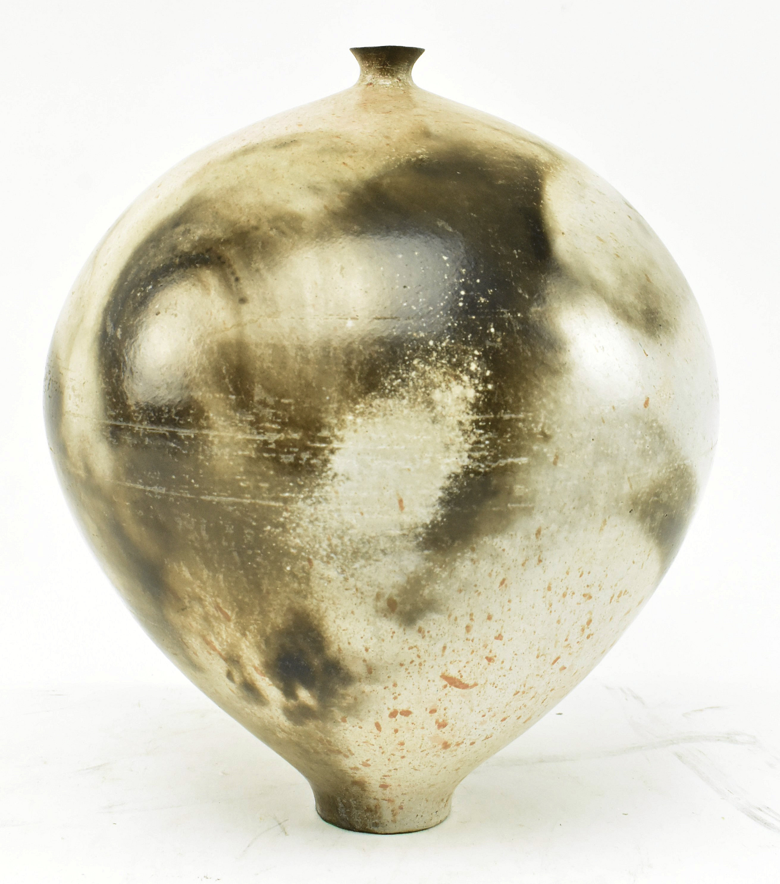 PETER COSENTINO - STUDIO POTTERY EARTHENWARE OVOID VASE - Image 2 of 5