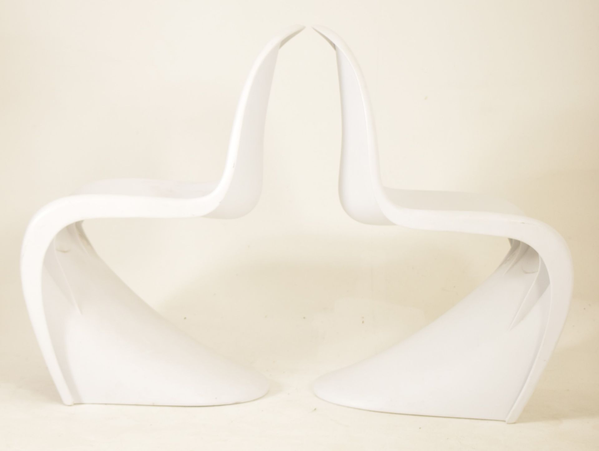 AFTER VERNER PANTON - S CHAIR - SET OF FOUR CHAIRS - Image 4 of 4