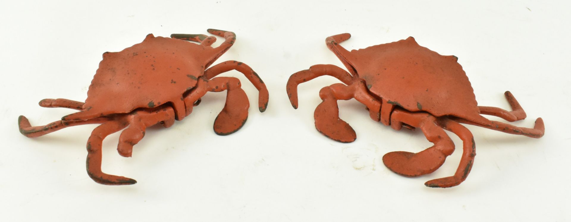 PAIR OF MID CENTURY NOVELTY CRAB INKWELLS - Image 5 of 7
