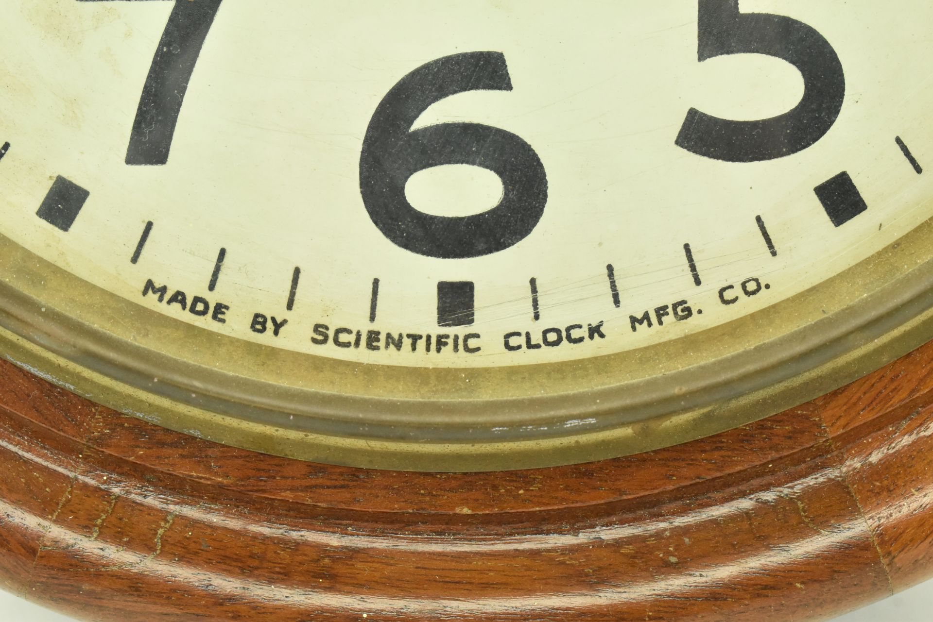 SCIENTIFIC CLOCK MANUFACTURING COMPANY - 1920S STATION CLOCK - Image 2 of 5