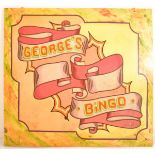 GEORGE'S BINGO - 20TH CENTURY HAND PAINTED FAIRGROUND SIGN