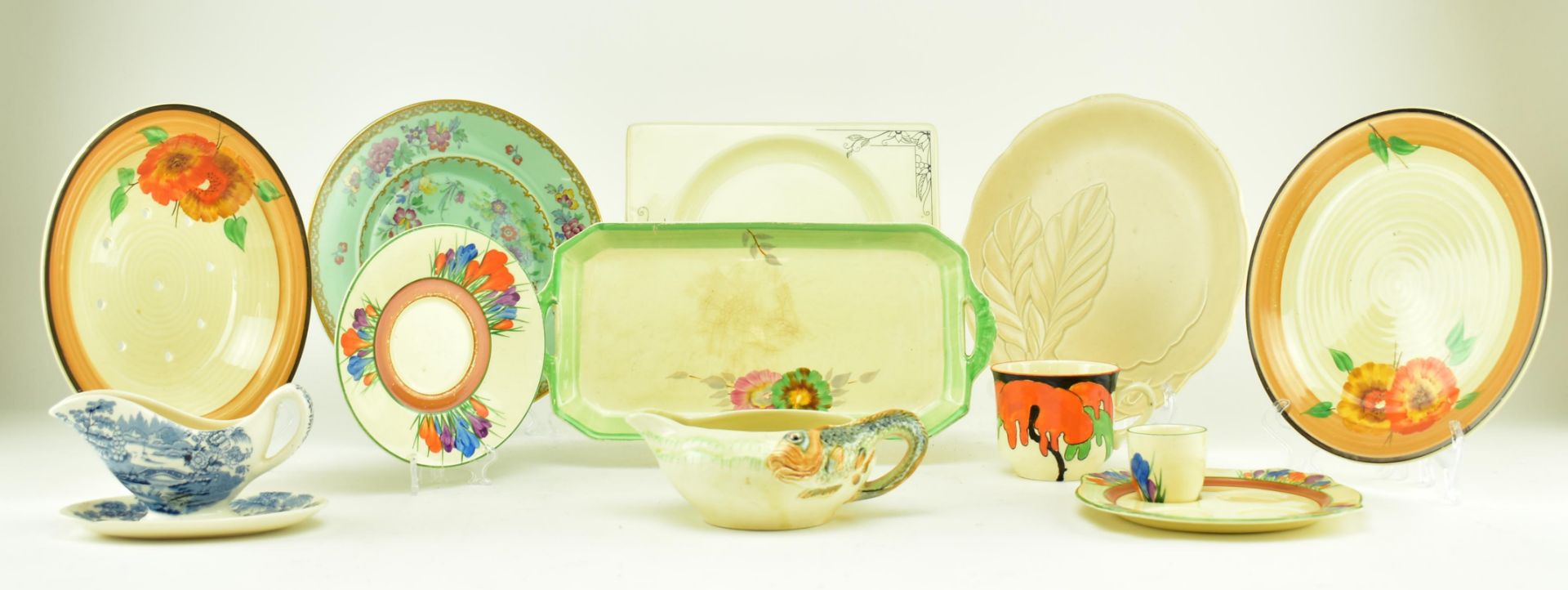CLARICE CLIFF - COLLECTION OF EARLY - MID CENTURY CERAMICS