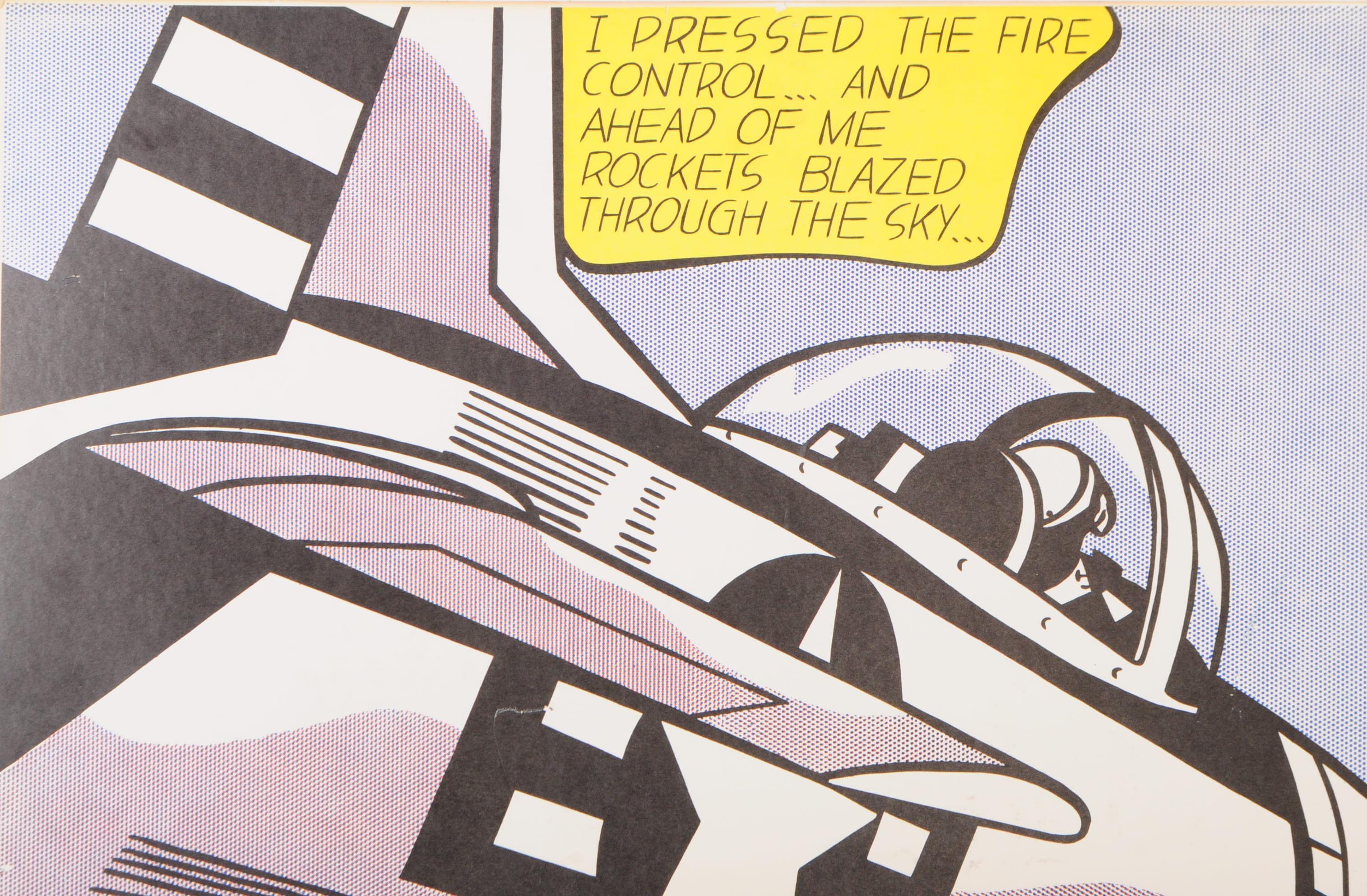 ROY LICHTENSTEIN WHAAM! PRINT - PUBLISHED BY TATE GALLERY - Image 4 of 8